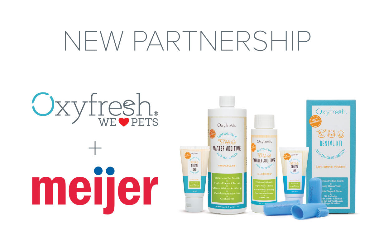 Oxyfresh Pet Dental Products Now Available in Meijer Stores