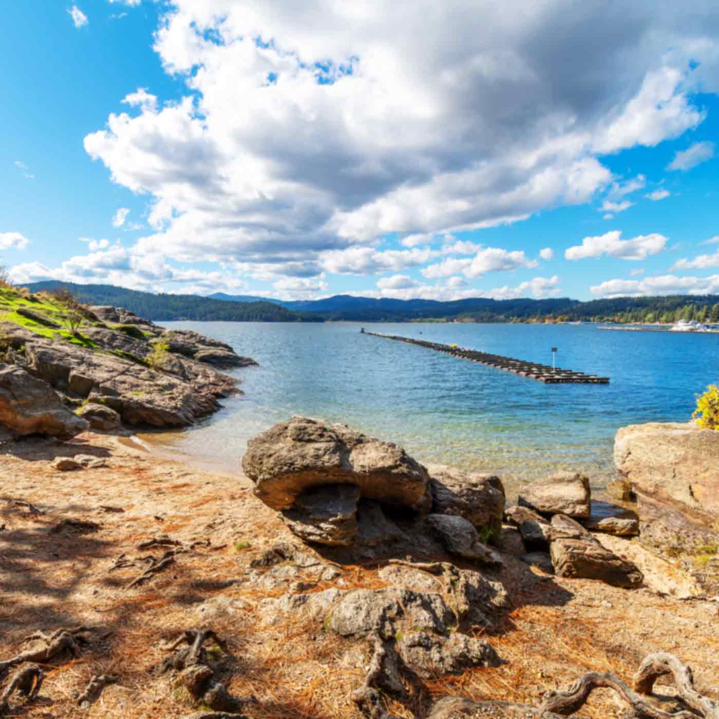 image of coeur d'alene lake