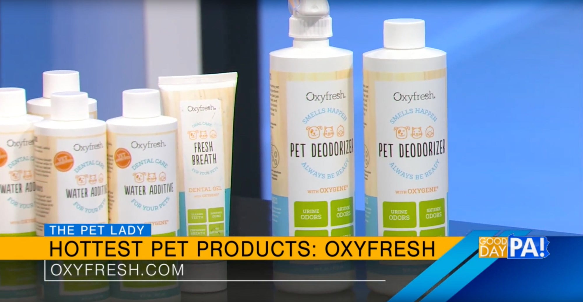Oxyfresh Pet Care Line Featured on ABC's Good Day PA