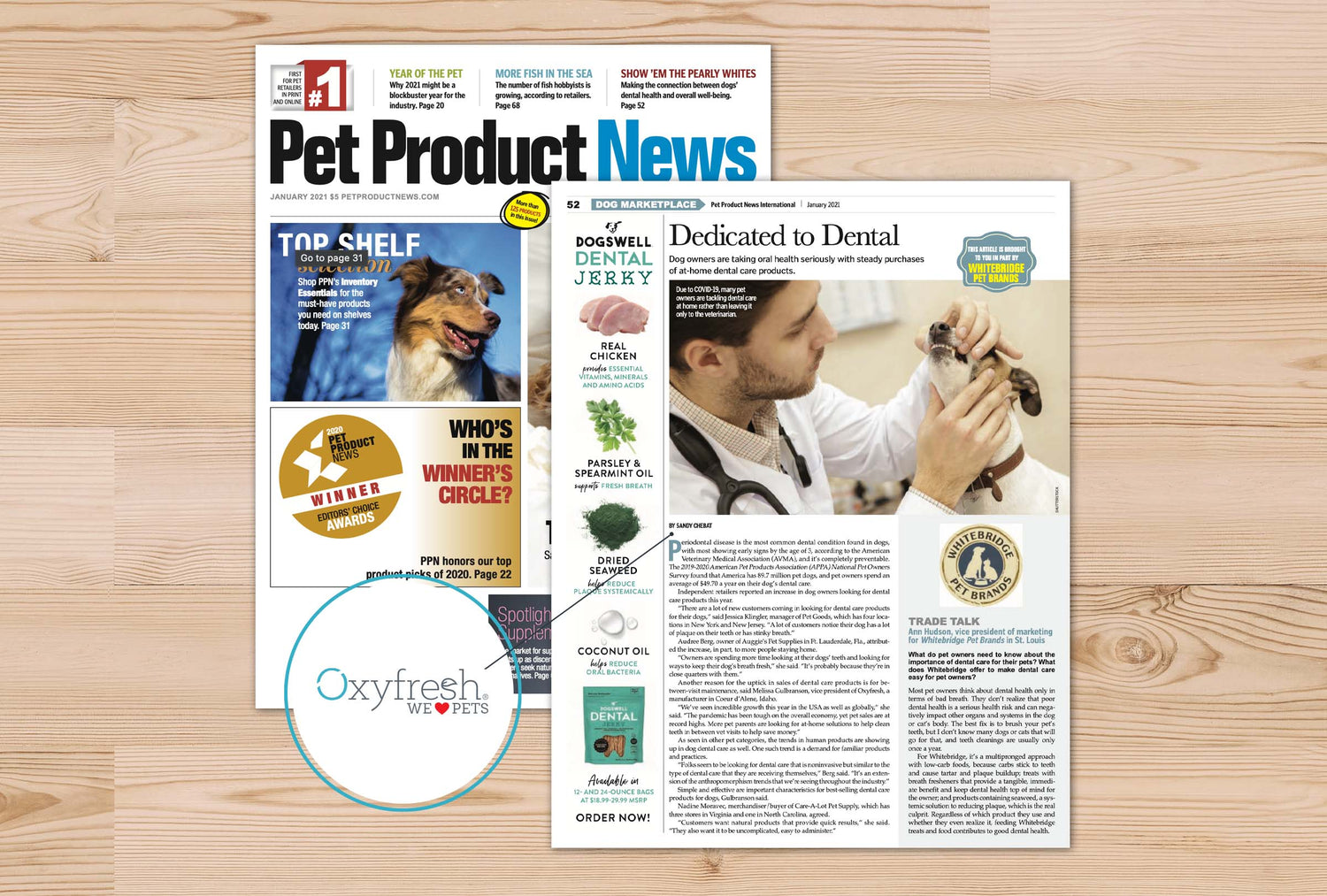 Oxyfresh Featured in January 2021 issue of Pet Product News