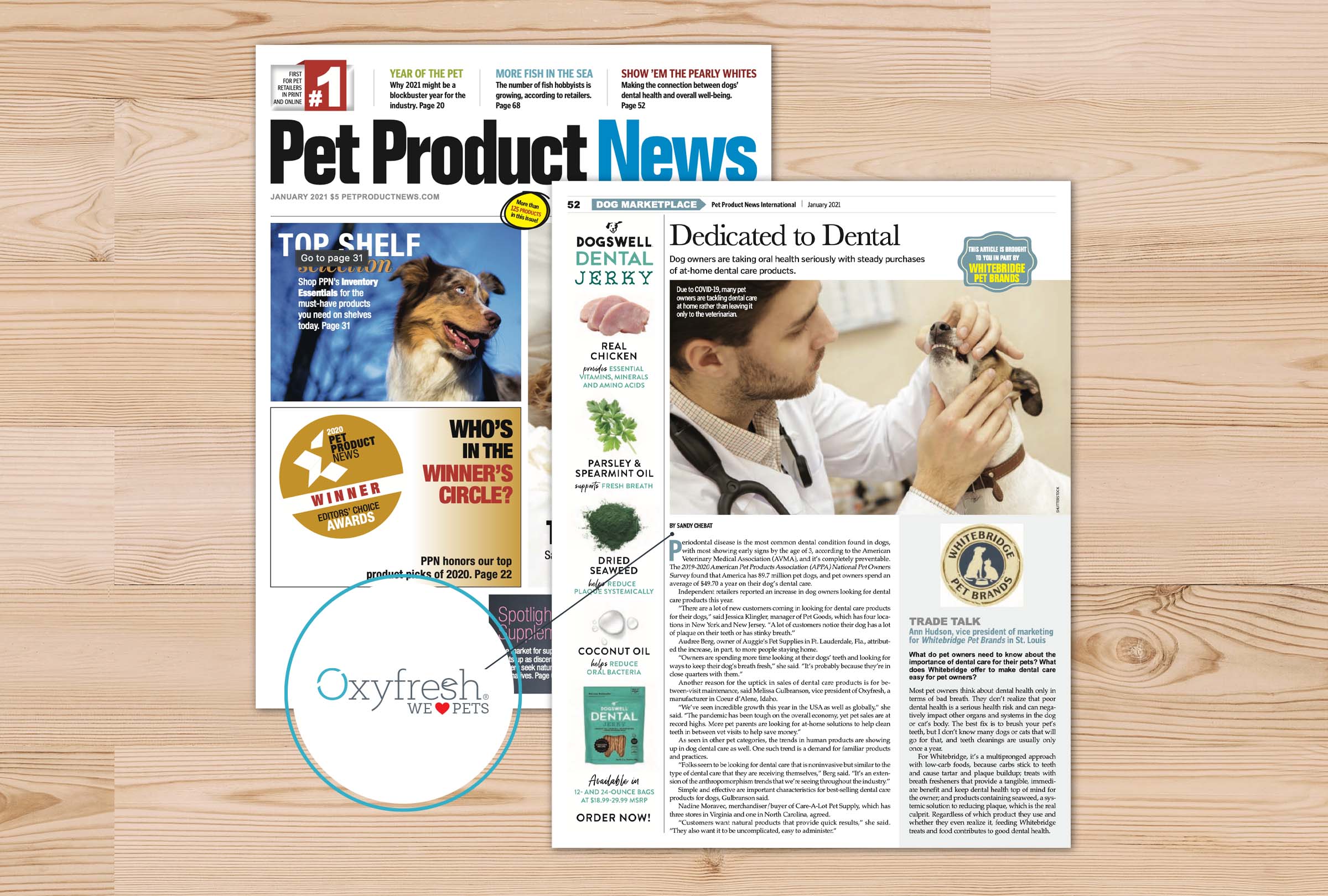 Oxyfresh Featured in January 2021 issue of Pet Product News