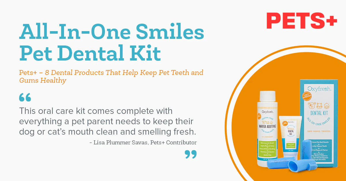 Oxyfresh Pet Dental Kit Featured in Pets+ Magazine