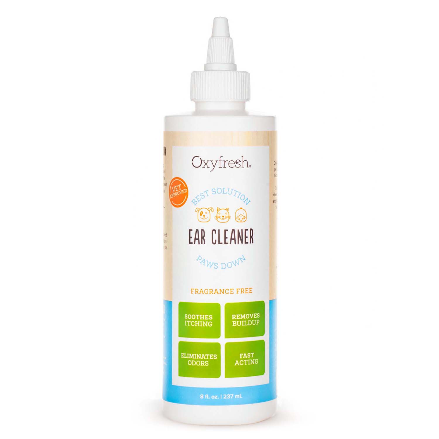 oxyfresh pet ear cleaner gently washes stinky dirty ears