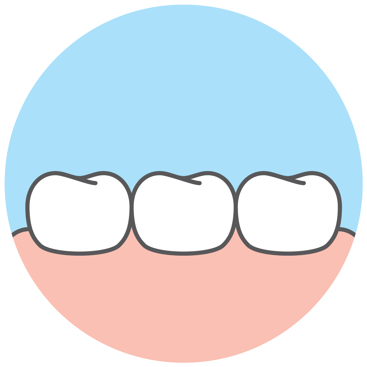 healthy teeth and gums illustration