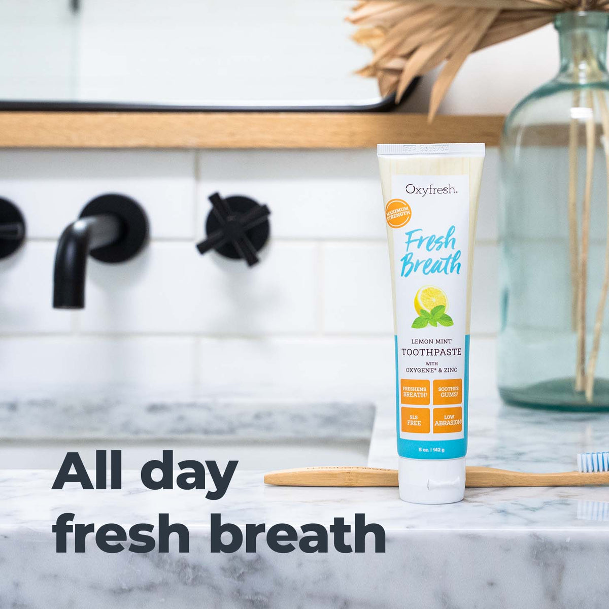 #1 Fresh Breath Toothpaste without SLS