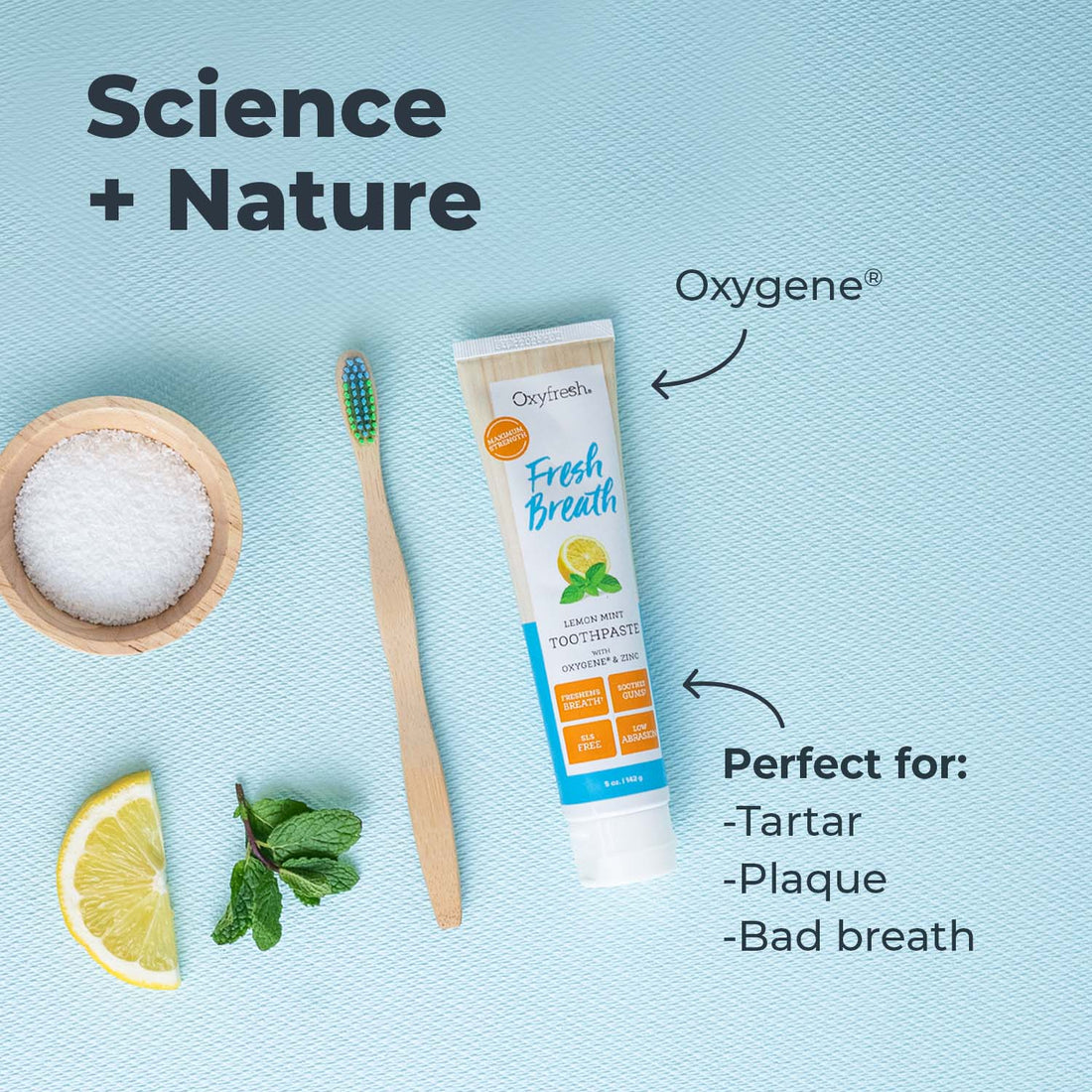 #1 Fresh Breath Toothpaste without SLS