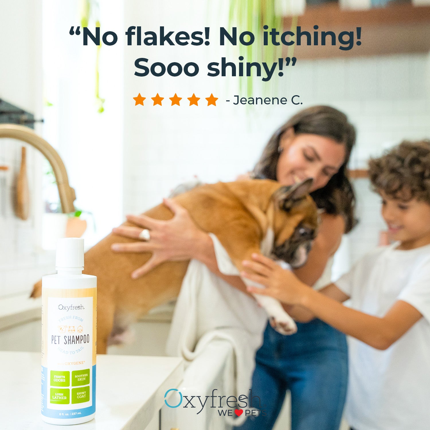oxyfresh-pet-shampoo-review-"No-flakes!"-No-itching!-Sooo-shiny!"