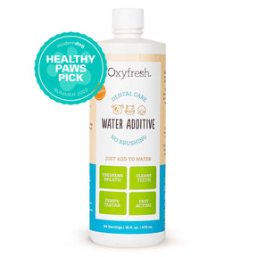 Oxyfresh Pet Water Additive the Best Solution for Pet Bad Breath, Plaque, and Gingivitis