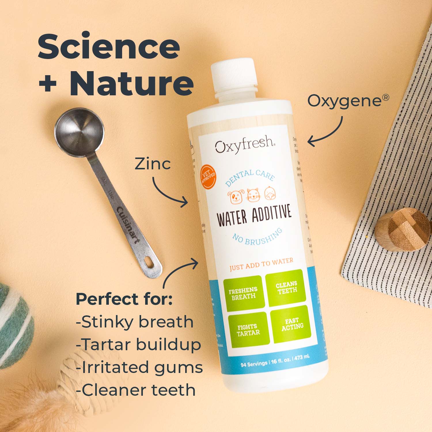 Oxyfresh dog & cat oral hygiene solution hotsell